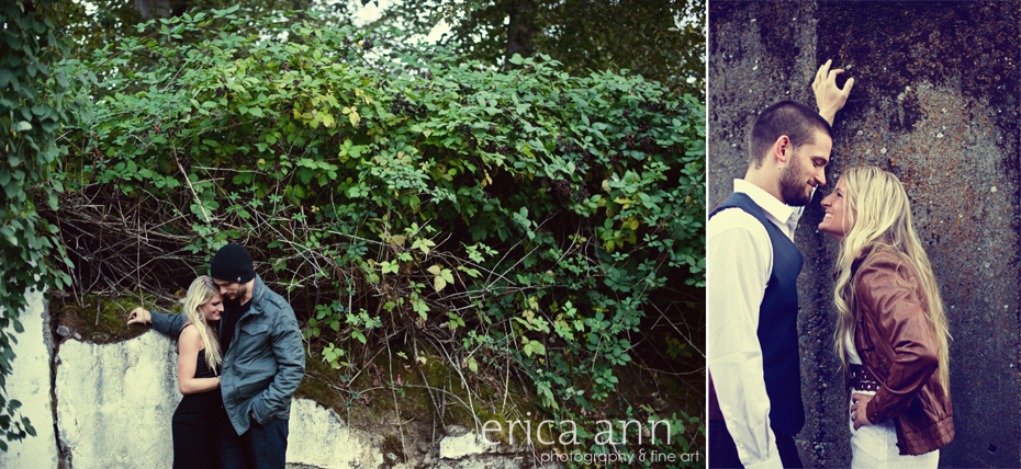 Ashley and Curtis Edgefield engagement session Troutdale Oregon Photographer