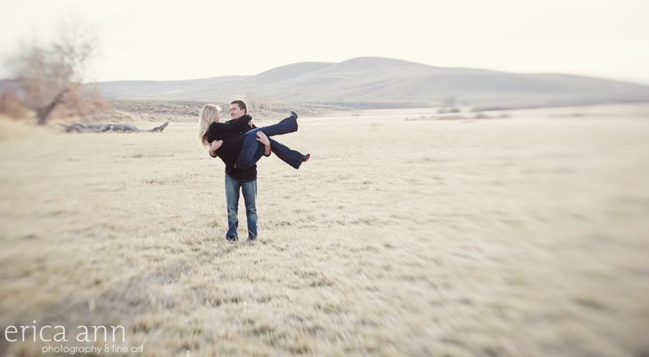 Southern Idaho Desert Engagement Session by Erica Ann Photography