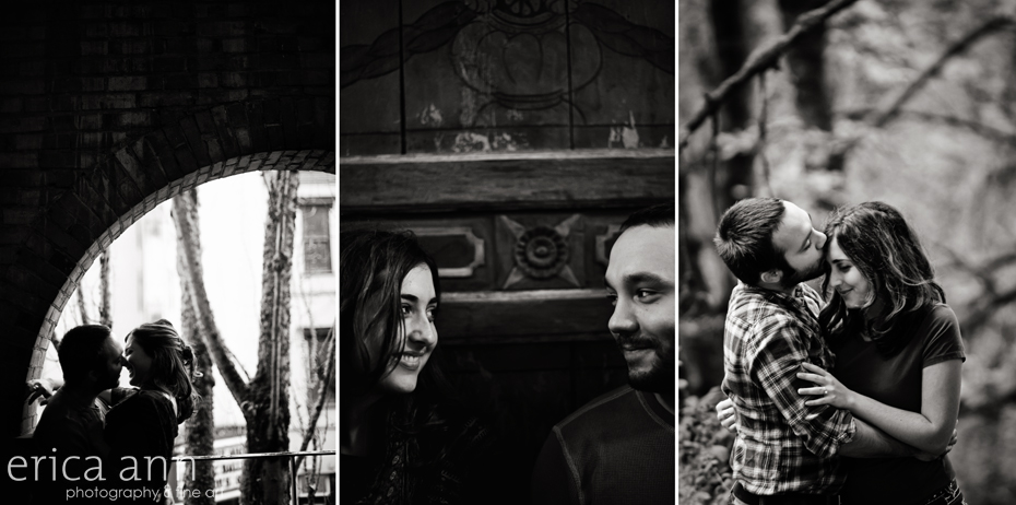 McMinnville Rainy Day Engagement Photography