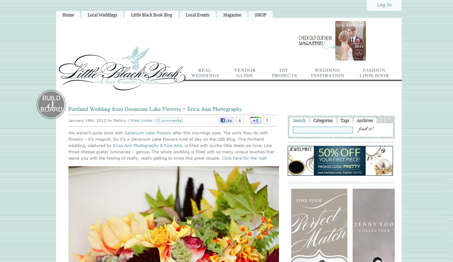 Style Me Pretty Featured Wedding