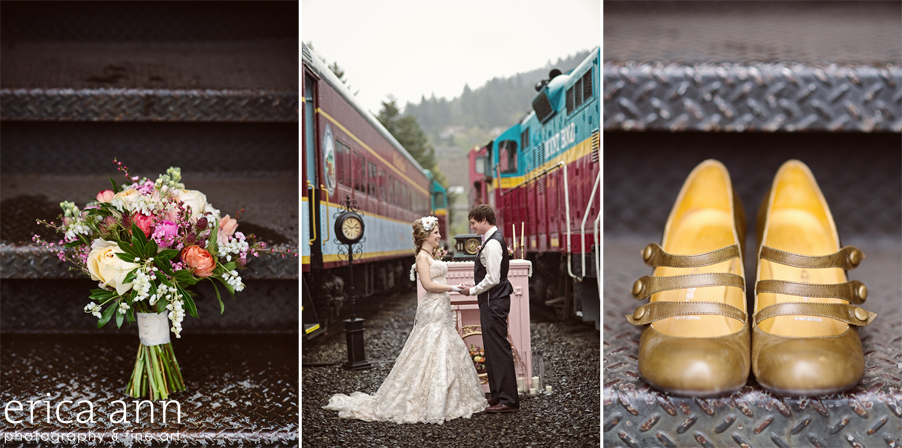 Mt Hood Train Wedding Inspiration