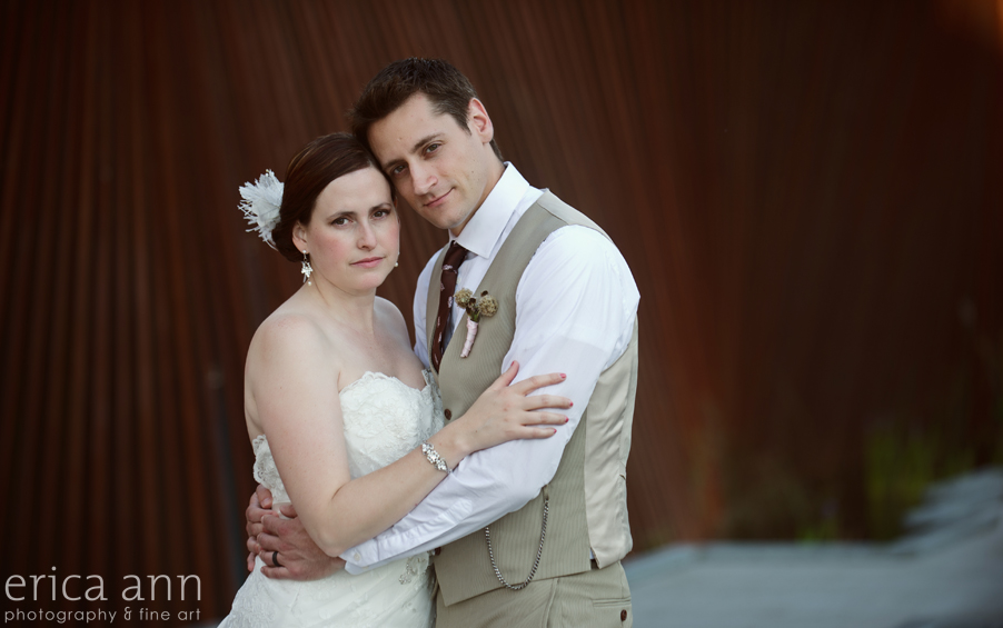 Colby and John Ecotrust Rooftop Portland Wedding