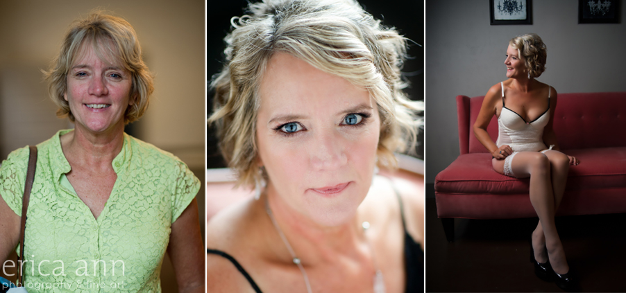 Portland Boudoir Photography Before and After