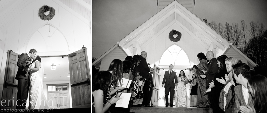 Abernethy Chapel Wedding Photographer steps