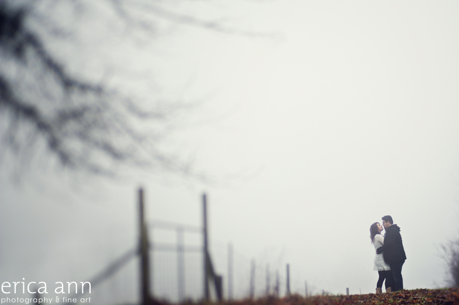 Foggy Day Doctor Who Engagement Session 