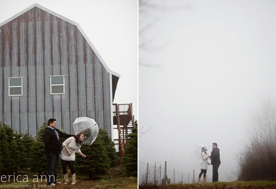 Foggy Day Doctor Who Engagement Session 