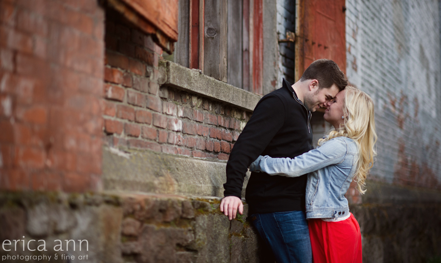 Downtown Portland Engagement Photography