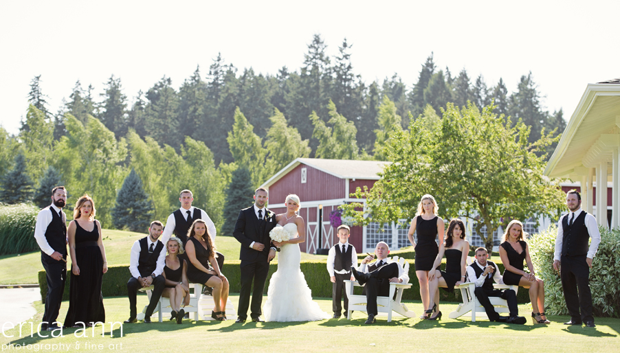Langdon Farms Wedding Photographer Aurora Oregon Bridal Party