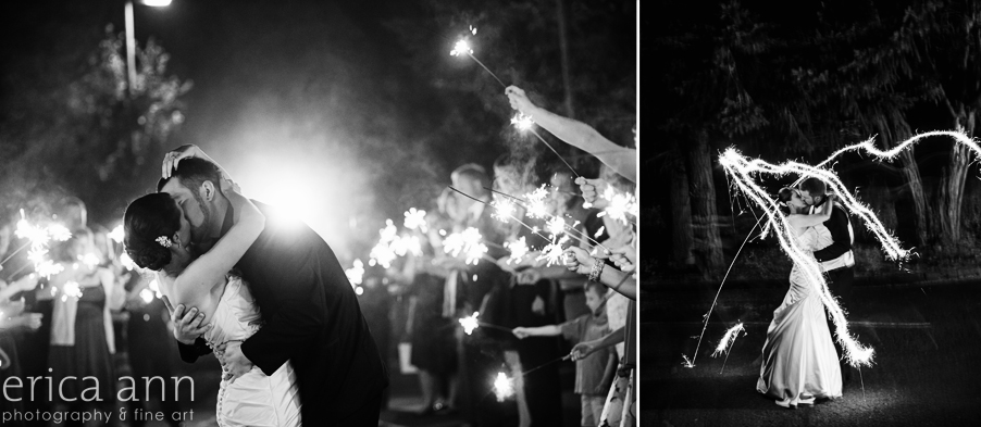 The Forestry Center Wedding Photos Long Exposure Sparklers
