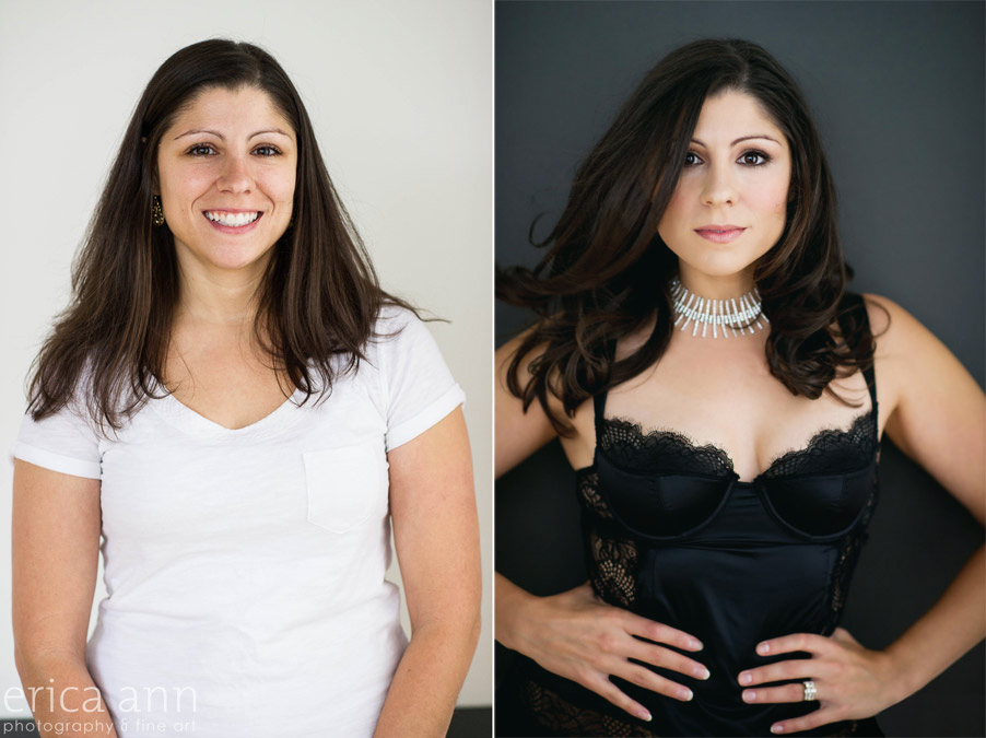 Portland Boudoir Photographers Portland OR Before and After