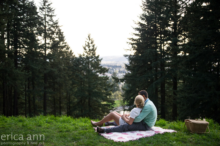Mt Tabor Engagement Session view