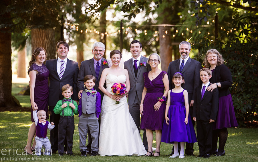 purple and blue family photos 
