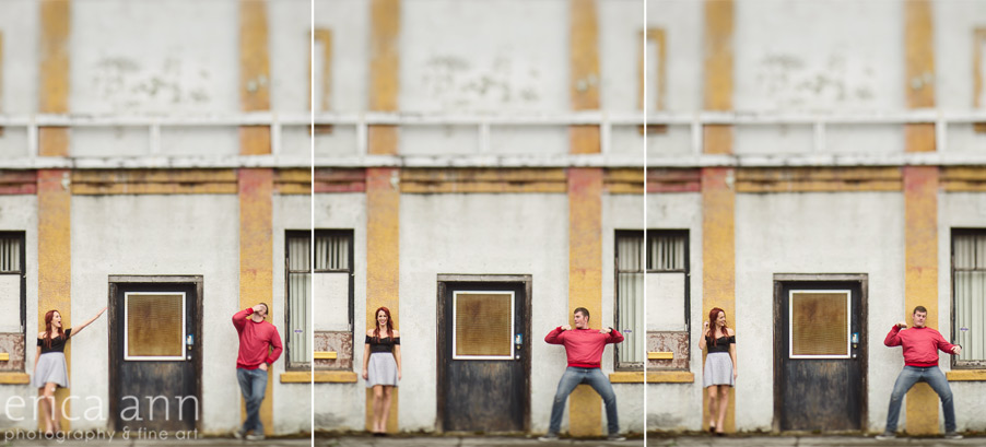 Funny engagement photos