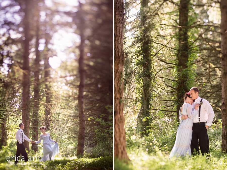 Oregon Trail Wedding Photoshoot