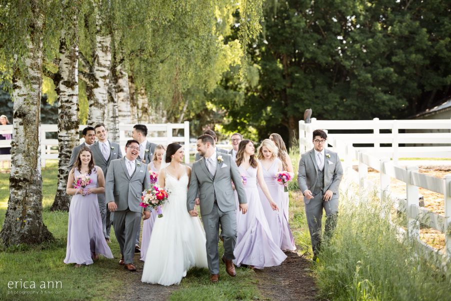 Langdon Farms Wedding Bridal Party